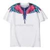 Chaopai Mb Wing T-shirt Homme et Femme Marcelo Classique Imprimé Plume Manches Courtes Summerbfy3 31