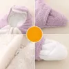 Pai Da Xing Pyjamas Vêtements Star Delu Sacs de Couchage Automne et Hiver Bébé Body Anti Kick Quilt Épaissi Coton Clip Swaddle Fleece