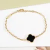 designer bracelet women lucky link charm Luxury bracelets trendy fashion Simplicity shiny eyatching fine jewelry elegant temperament top very good