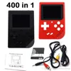 Mini Retro Handheld Portable Game Players videokonsol Nostalgiskt handtag kan lagra 400 SUP -spel 8 bit färgglada LCD