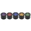 Smoking Pipes Wholesale of 63mm aluminum alloy 4-layer multi-color cigarette grinders by new manufacturers