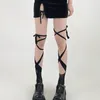 Frauen Socken JK Krawatte Spitze Fishnet Strümpfe Unregelmäßige Split-toe Wade frauen Mittleren Rohr Riemen Sommer Sexy Lange japanische