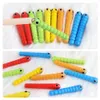 Houten Aardbei Magnetisch Bug Catching Game 5 Wormen 1 Houten Speelgoed Accessoires Montessori Grappig Educatief Speelgoed