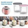Ice Cream Tools 2/4Pcs Ice Cream Pints Cup For Ninja Creamie Maker Cups Reusable Can Store Ice Cream Pints Containers With Sealing 230621