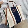 Tote Bag Women Men Handbag Shoulder Bag Canvas Shopping Bags Purse Embossed Letters Business totes laptop bag 2 size