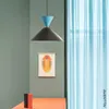 Lámparas colgantes, candelabro de macarrón, luces de techo para cocina, restaurante, comedor, lámpara colgante, accesorio de iluminación, decoración nórdica moderna para el hogar