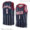 Maillots de basket-ball Amen Thompson S-XXL 2023 Draft blanc rouge hommes femmes maillot de ville pour enfants