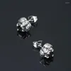 Stud Earrings Fashion Dragon Claw Studs With Black Color Cubic Zirconia Lovely Stainless Steel Jewelry For Women Pendientes 2023