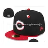 Berretti a sfera Cappelli aderenti firmati Snapback Cappello Tutto il logo della squadra Baskball regolabile Unisex Sport all'aria aperta Ricamo Cotone Piatto chiuso B Dhg3A