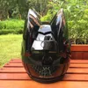 Motorcycle Helmets Helmet Women Personality Capacete Fashion Motorbike Full Face Black
