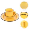 Dinnerware Sets Dish Cup Set Decorative Coffee Vintage Water Home Drinking Bowl Veggie Platter Tray Lid