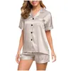 Lingerie nightgown set Women's sexy underwear nightgown home short sleeve nightgown set