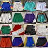 Short de basket-ball en maille rétro classique pour homme, respirant, pantalon de plage, d'entraînement, de survêtement, court, doré, bleu, vert, blanc, noir, Orange