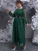 Plus Size Jurken Dames Maxi 2023 Luxe Chic Elegante Lange Mouwen Moslim Turkije Arabisch Feestavond Bruiloft ClothingPlus