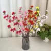 Decorative Flowers Artificial Flower Bouquet Lily Girasol Fake For Vase Bridal Wedding Party Room Decor Desktop Ornament Supplies