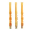 Smoking Pipes 13cm long resin cowhorn cigarette holder, dual purpose thick and fine smoke, long filter and washable