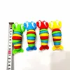 Slug Lobster Schlüsselanhänger Dekompressionsspielzeug Fidget Cut Animals Lobster Articulated Insects Fun Crawling Sensory Toys Lässig gedreht