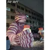 Inflatable LED Leopard Party Animal Advertising Purple Leopards with Bottles for Outdoor Promotion or Display