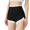 Lu Designer Yoga Suit Kartyny Kobiet Letni High Talle Hips Hipting Sports Shorts Show Big Hips Fitness Sport Szybkie wysuszone trójstronne spodnie Ultra krótkie pikantne szorty