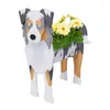 Vases Puppy Animals Flowers Pot Plant Cute Animal Dog Shape Container Flower Storage Cartoon Pots