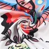 Scarves 130CM Silk Scarf Women Butterfly Print Stoles Square Wraps Large Bandana Kerchief Hijabs Female Foulards Beach Cover Ups