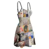 Casual Dresses Hilma Klint Dress Suspender Tight Ladies Printed Spandex Färgglada i ett stycke Abstract Mystic