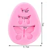 Baking Moulds 3D Butterfly Sugar Craft Silicone Molds Fondant Mold Cake Decorating Tools Chocolate Accessories