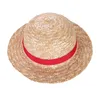 القبعات في الهواء الطلق Luffy Hat Straw Hat Performance إكسسوارات Cosplay Hat Summer Sun Hat Hat Yellow Straw Hats for Women 31 35cm 230621