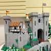 IN MAGAZZINO 10305 Re Leone Cavalieri Castello Medievale Modello Building Blocks Assemblaggio Mattoni Set Giocattoli per Bambini Giocattolo Regali Natale