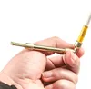 Курительные трубы латунная труба мини -маленькая персонализированная держатель сигарет