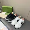 Sneaker Ace Damskie z haftowanymi retro buty platformowe oryginalne skórzane gęste dno płaskie klasyczne koronkowe buty swobodny but 02