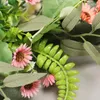Decoratieve Bloemen Lente Kransen Voor Voordeur Nep Groene Eucalyptus 20 Inch Garland Lente/Zomer Thuis Muur Veranda Open haard Indoor