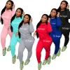 Ontwerpers Sport Trainingspakken Vrouwen Set Vrouw 2 Stuks Elegante Twee Stuk Sets Outifits Sweatshirts en Broek Pak LuxurysClothing