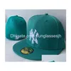 Casquettes de balle Toute l'équipe Chapeaux ajustés Designer Snapbacks Chapeau Classique Hip Hop Boston Réglable Baskball Sports de plein air Broderie Plat Dhf0e