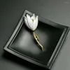 Brooches 2023 Fashion Jewelry Accessories Tulip Brooch Unique Party Christmas Gift