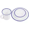 Dinnerware Sets Dish Cup Set Decorative Coffee Vintage Water Home Drinking Bowl Veggie Platter Tray Lid