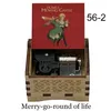 Itens de novidade Merry Go Round of Life Music Box Castelo em movimento Howl sophie howl print Presente de aniversário para o Natal crianças brinquedos mecânicos presentes 230621