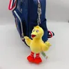 Оптовая плюшевая кукла Elmo Doll Sweet Cookie Monster Подвеска Yellow Big Bird Toy Милый кулон с рюкзаком