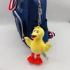 Gros peluche poupée Elmo poupée doux cookie monstre pendentif jaune gros oiseau jouet mignon sac à dos pendentif