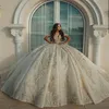 Luxo Dubai Arabia vestido de baile vestidos de noiva fora do ombro miçangas apliques de renda tamanho grande vestidos de noiva feitos sob encomenda sem costas Ve233H