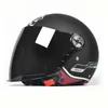 Motorradhelme Helm beschlagfrei Herren und Damen Offroad Retro Racing Four Seasons Half Go-Kart