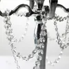 10 Stks/partij Clear Acryl Crystal Achthoekige Kraal Gordijn Guirlande Voor Bruiloft Plafond Kerstboom Opknoping Ornament