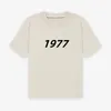 1977 Essentials Vintage klasyczne koszulki przyczynowe Męskie T-shirt Męskie i damskie szyję z załogi przeciw ludź