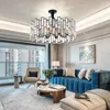 Chandeliers Interior LED Chandelier For Living Room Luxury Crystal Ceiling Lamps Pendants Decor Dinning Lobby Lighting Fixtures