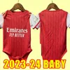 BABY 23 24 G.JESUS soccer jerseys Arsen gunners WHITEOUT VIOLENCE WHITE THOMAS PEPE SAKA TIERNEY SMITH 2023 2024 Home away third KIDS ENFANTS