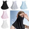 Cachecol Pendurado Orelha Tiara Ciclismo Balaclava Máscara Protetor Solar De Seda Cobertura Facial Cachecol Cabeça Pescoço Polainas