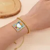 Pulseras de encanto GO2BOHO Gold de oro hecho a mano Miyuki brazalete Corazador con estilo de joyería para mujeres y adolescentes Verano perfecto