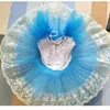 Scene Wear Ballerina Professional Outfits Adult Kids White Swan Lake Ballet Tutu Child Dress Women Girl Dance Costumes