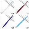 Metal Ballpoints Student Writing Ballpoint Pen Business Signatures Ball Pen Office School Supplies 13 Colors Gel Pens TH0095