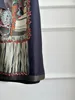 Runway Dress 2023 spring summer art printed silk dress